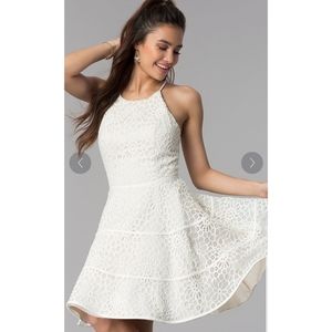 Dear Moon A-Line Short Lace Dress